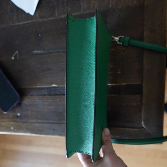 Kate Spade Emerald Green Cameron Zip Crossbody - Picture 4 of 5